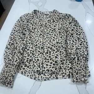 Leopard Print Women's Top